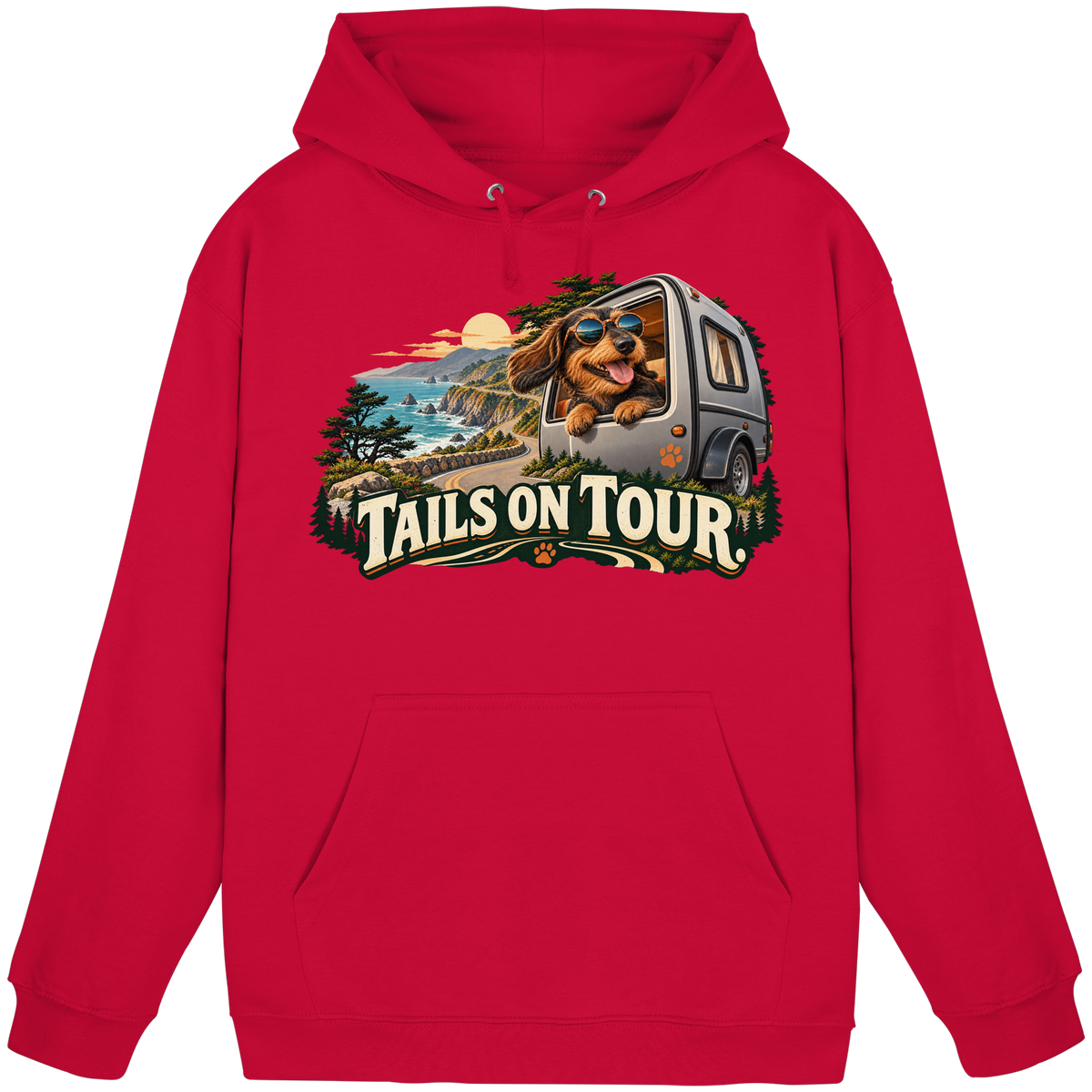 Tails on Tour - Basic Unisex Hoodie