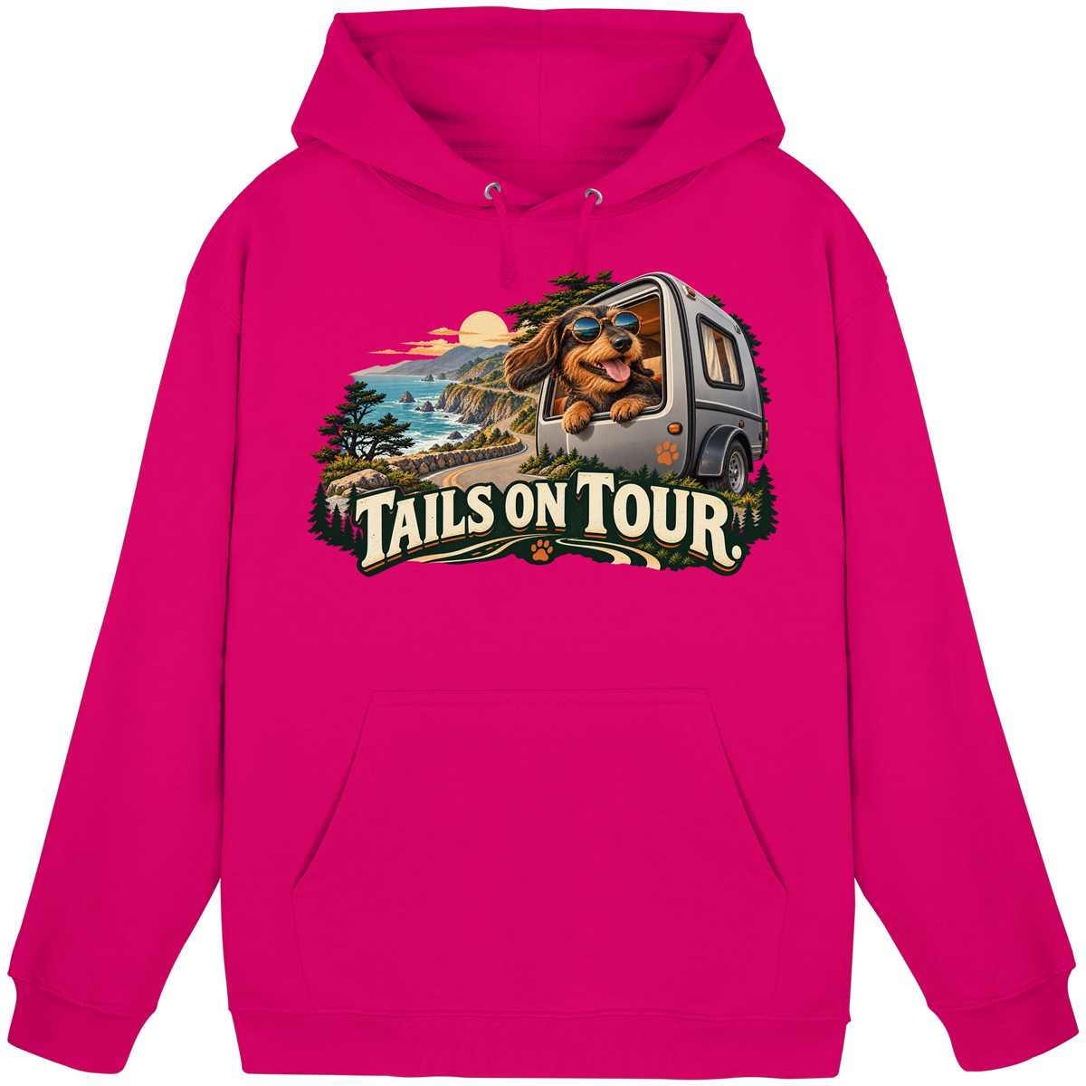 Tails on Tour - Basic Unisex Hoodie