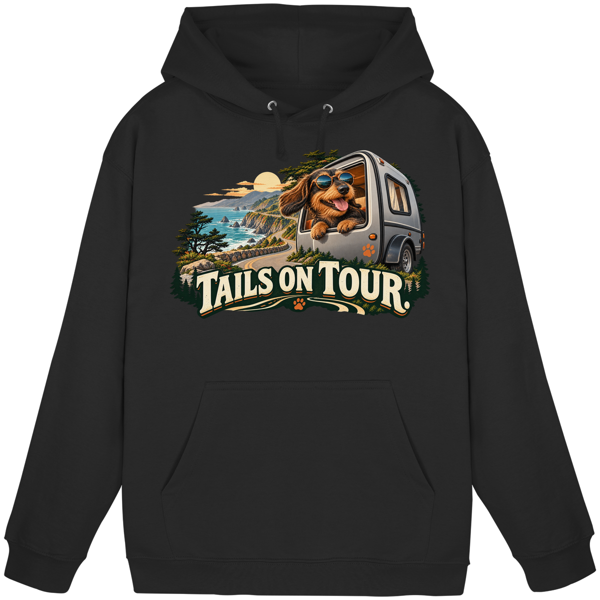 Tails on Tour - Basic Unisex Hoodie
