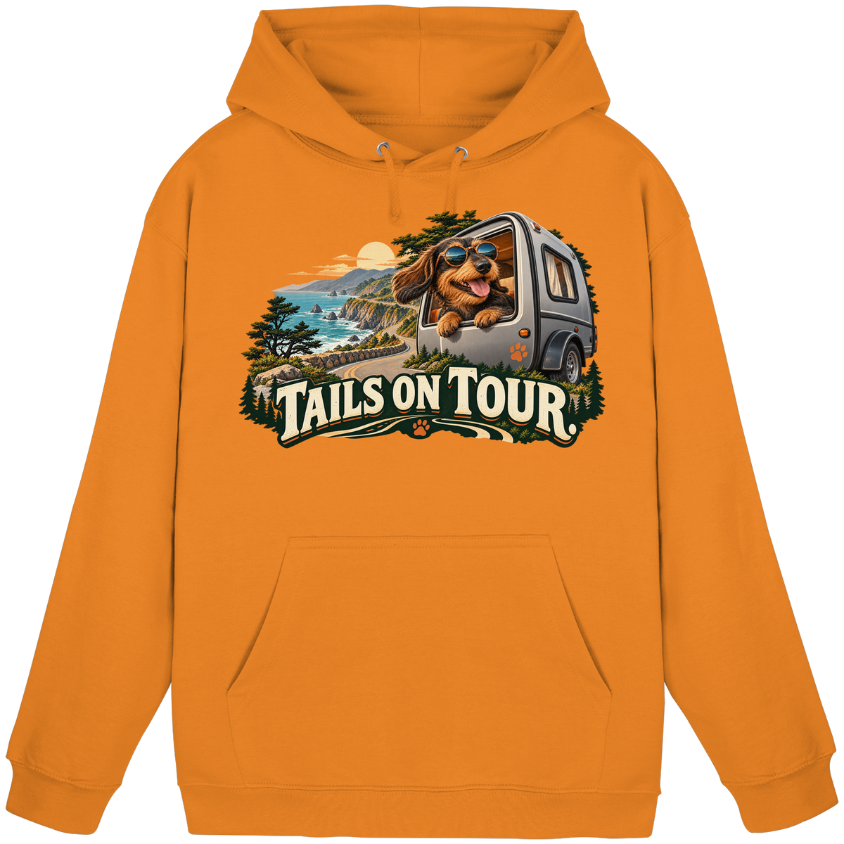 Tails on Tour - Basic Unisex Hoodie