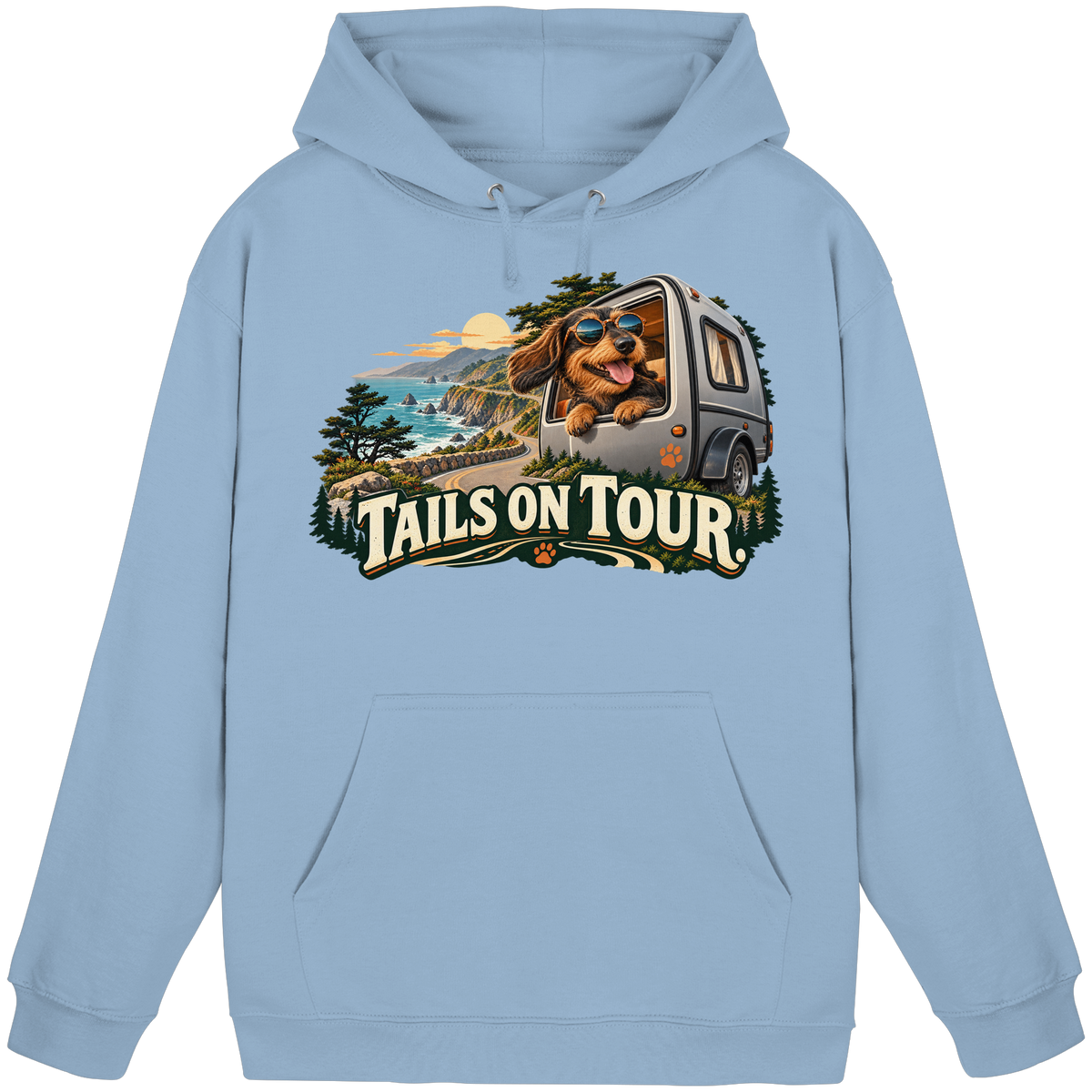 Tails on Tour - Basic Unisex Hoodie