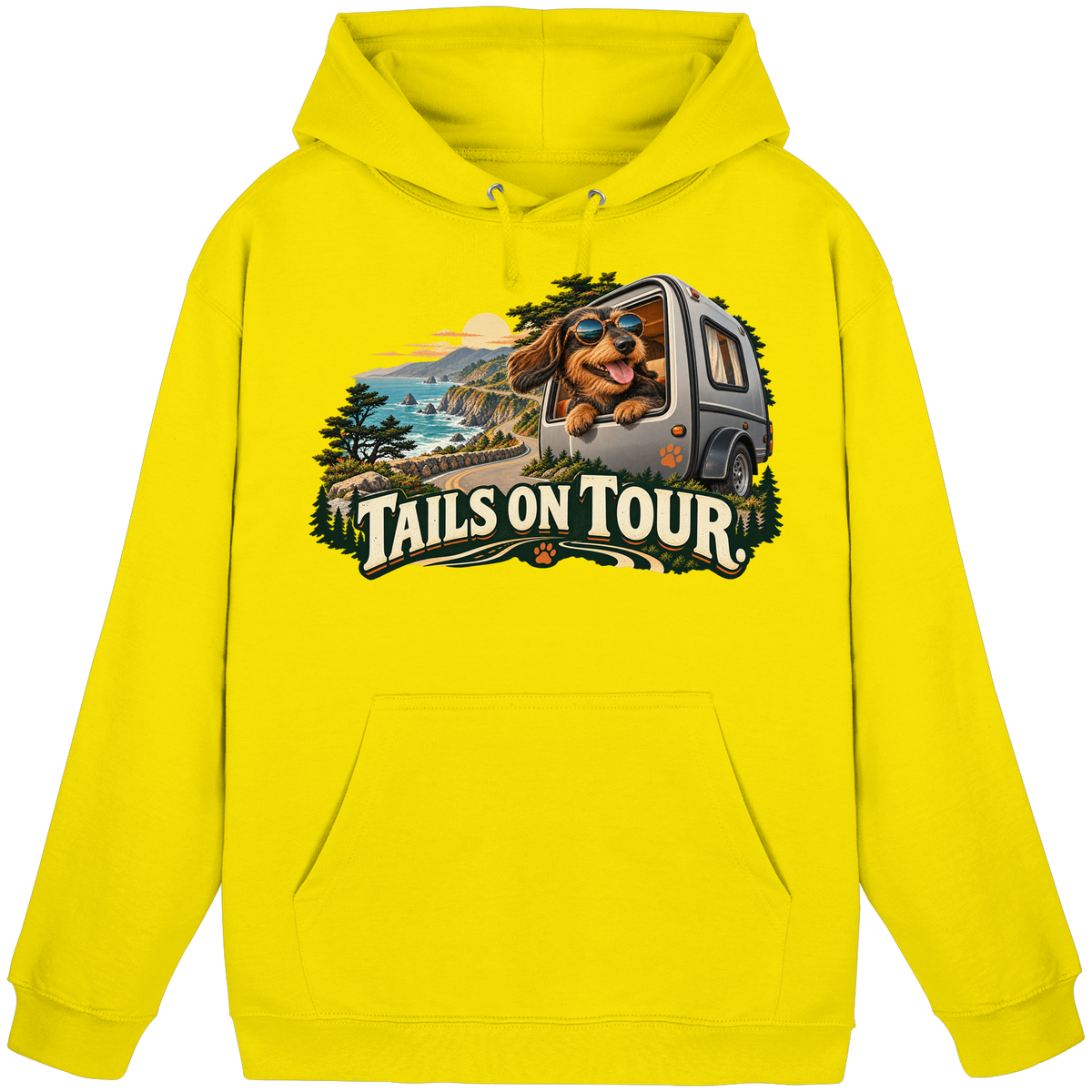 Tails on Tour - Basic Unisex Hoodie