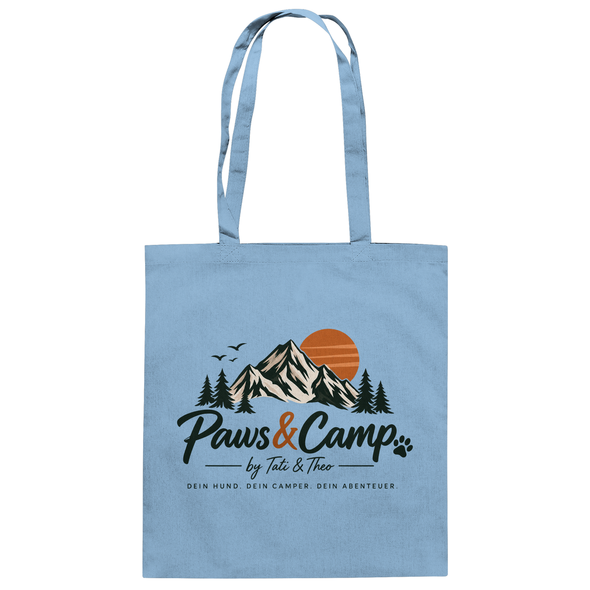 Paws & Camp – Adventure Buddies - Baumwolltasche