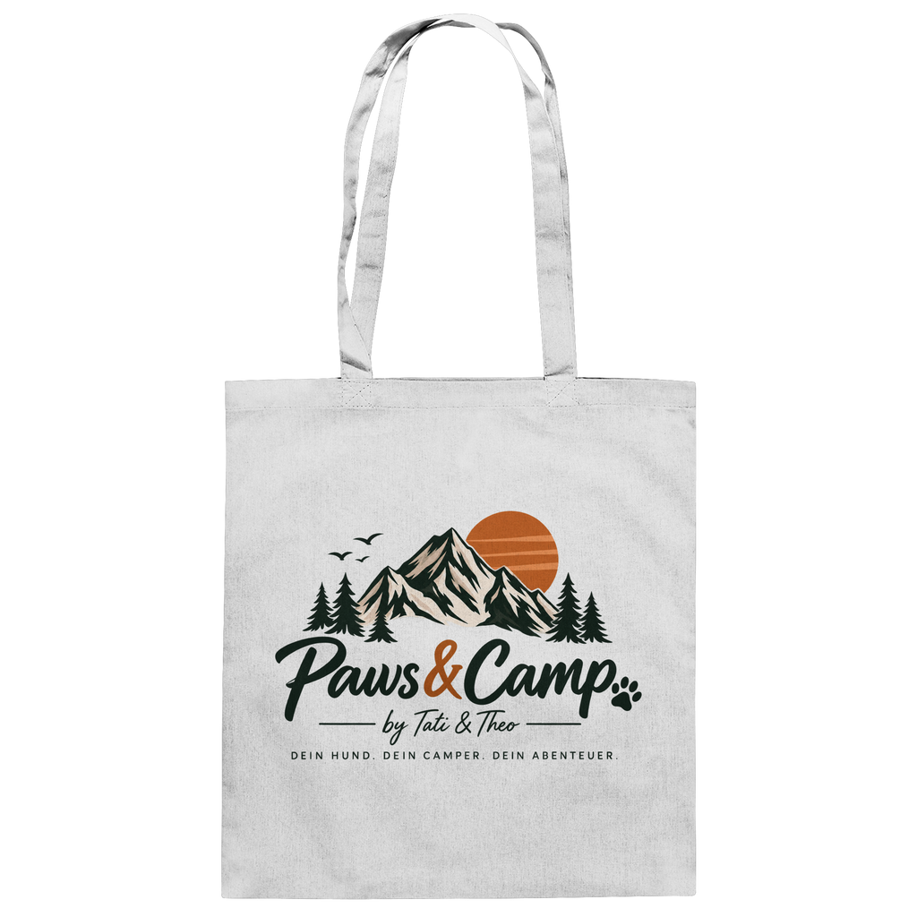 Paws & Camp – Adventure Buddies - Baumwolltasche