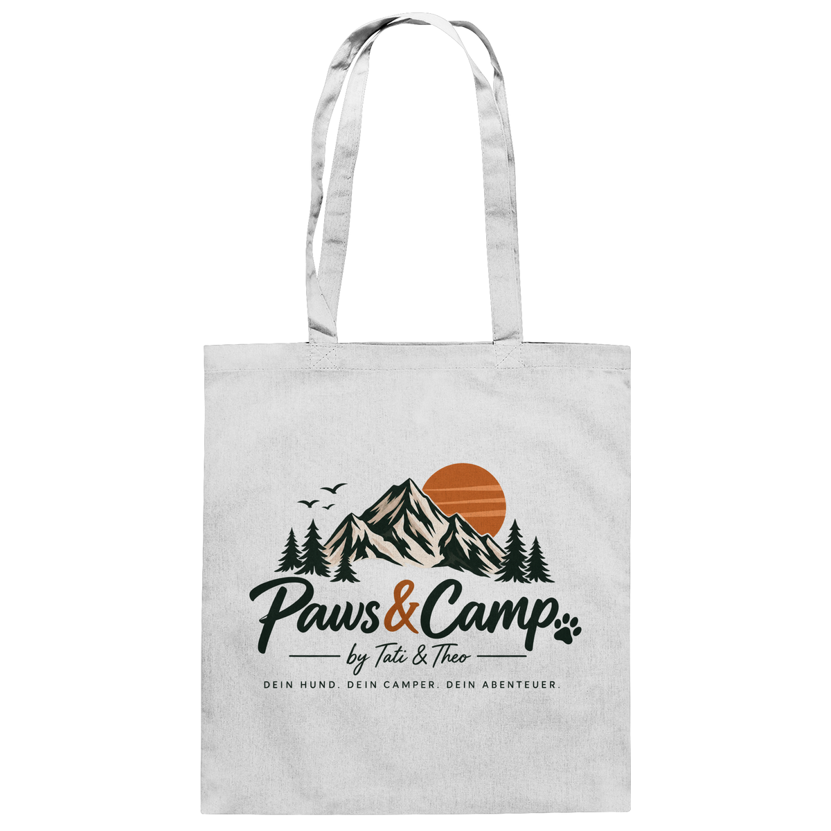 Paws & Camp – Adventure Buddies - Baumwolltasche