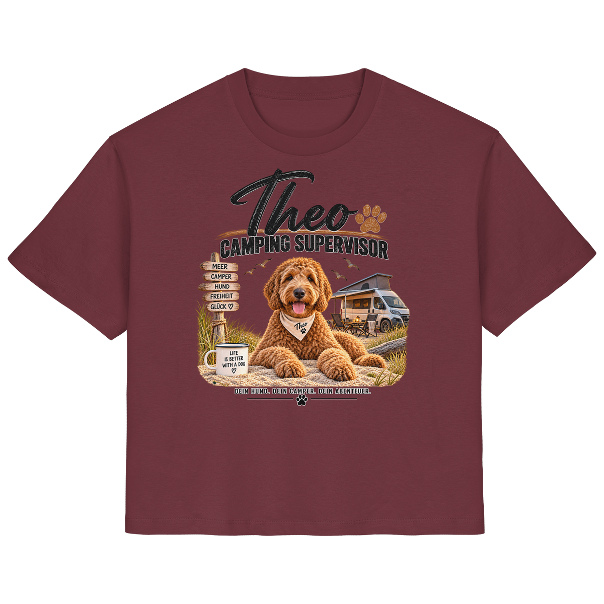 Camping Supervisor - Ladies Organic Shirt