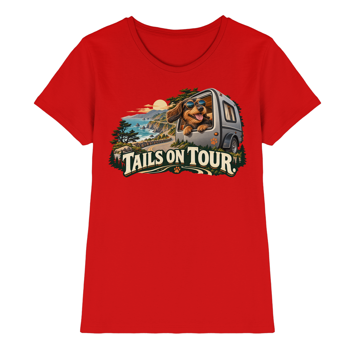 Tails on Tour - Ladies Premium Shirt