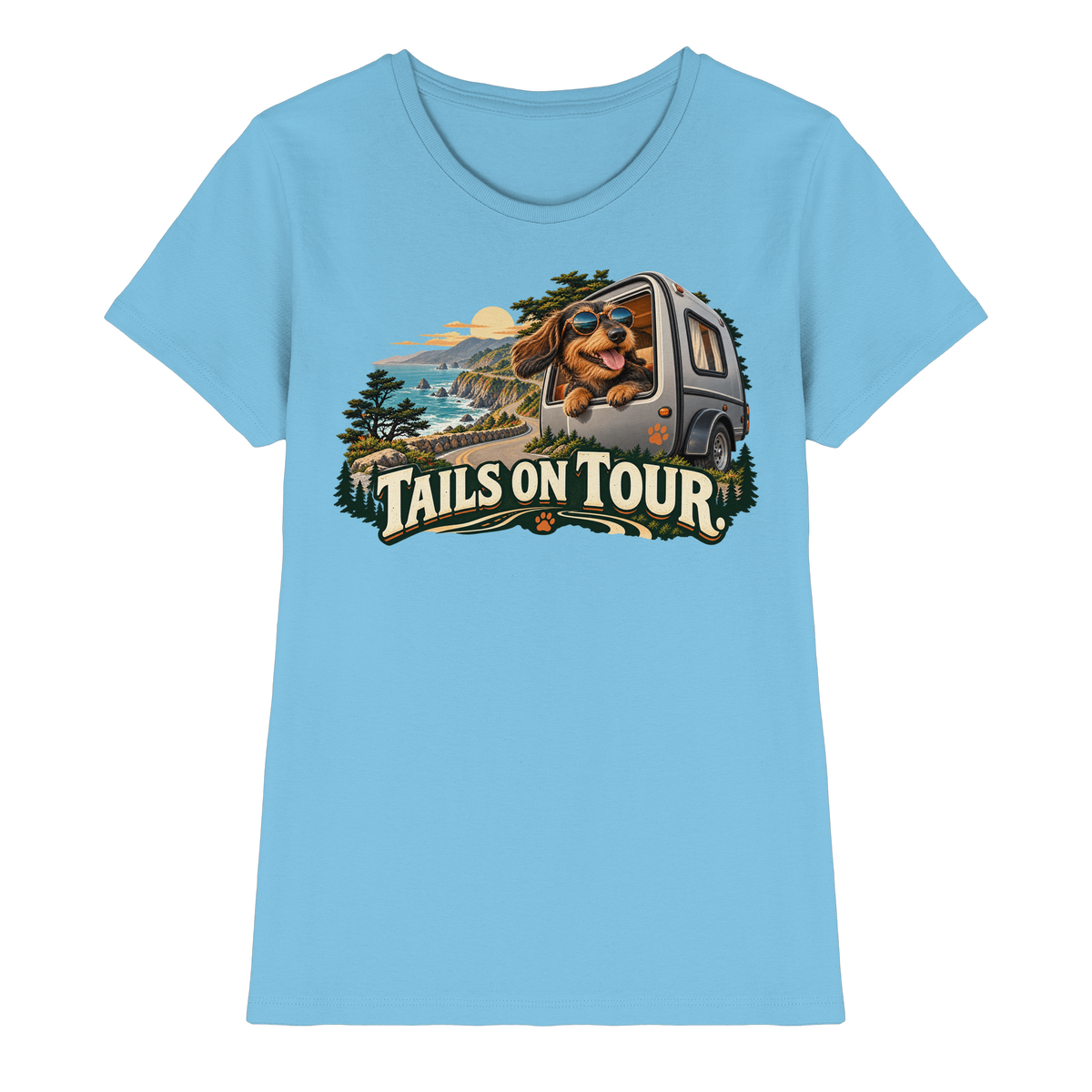 Tails on Tour - Ladies Premium Shirt