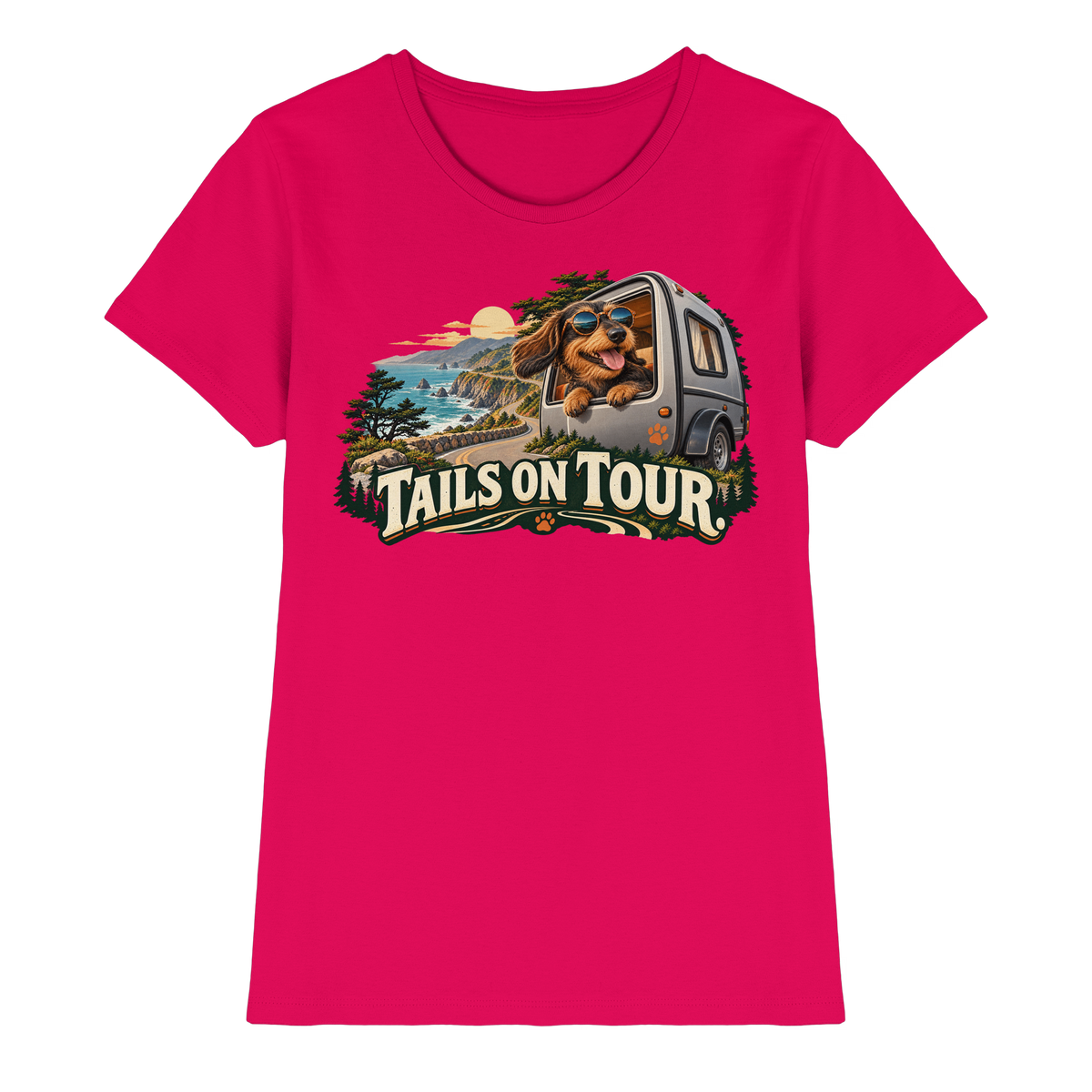 Tails on Tour - Ladies Premium Shirt