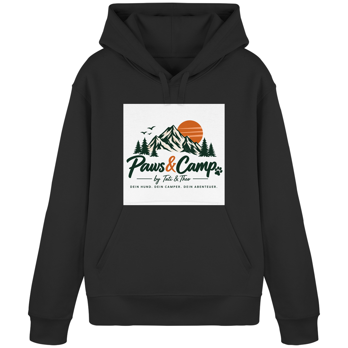 Paws & Camp – Adventure Buddies - Organic Basic Hoodie