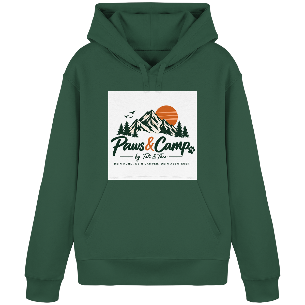 Paws & Camp – Adventure Buddies - Organic Basic Hoodie