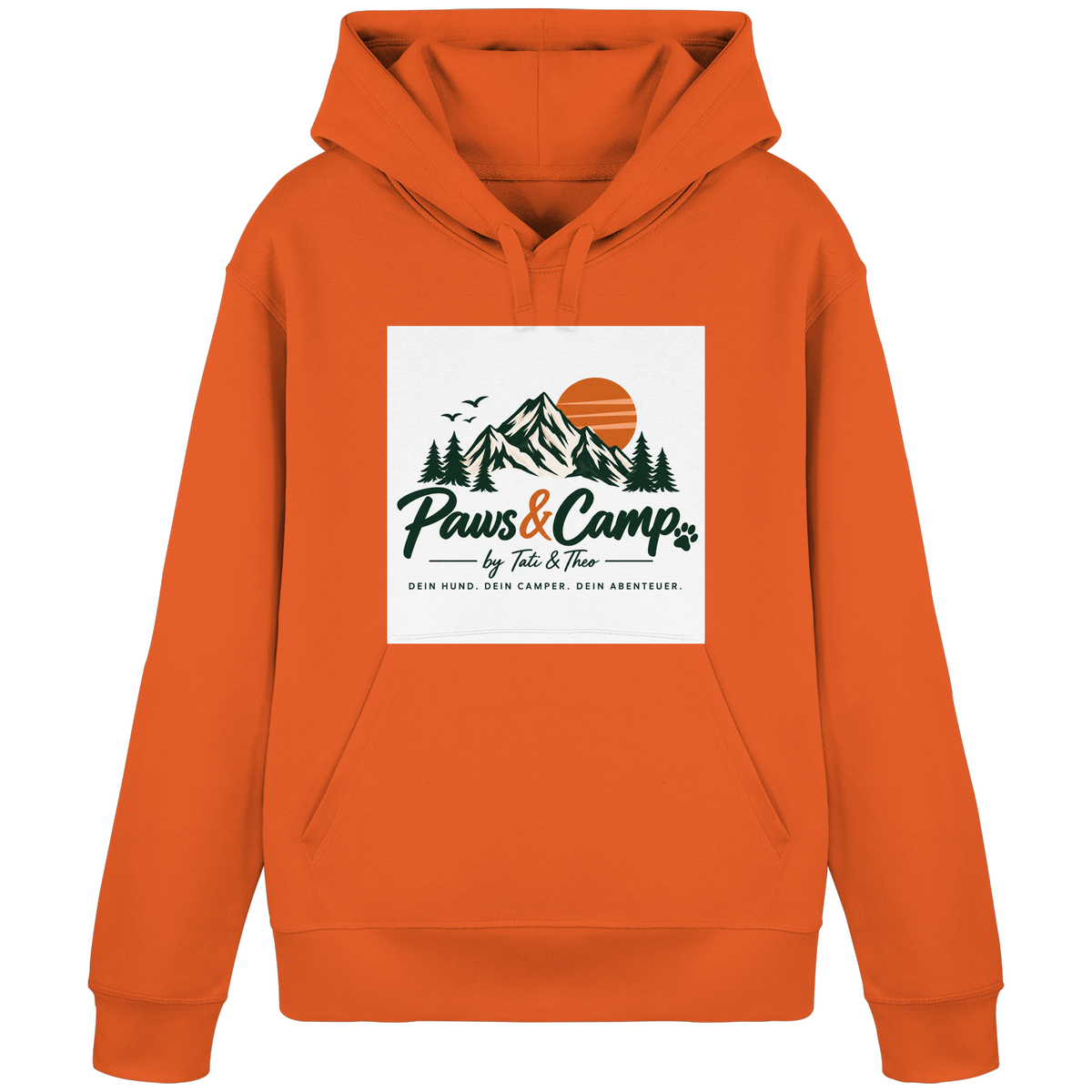 Paws & Camp – Adventure Buddies - Organic Basic Hoodie