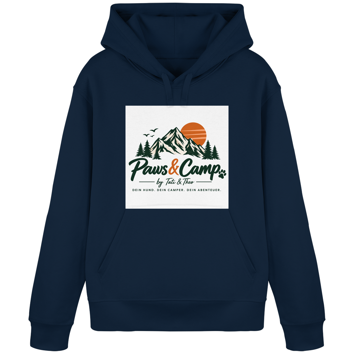 Paws & Camp – Adventure Buddies - Organic Basic Hoodie