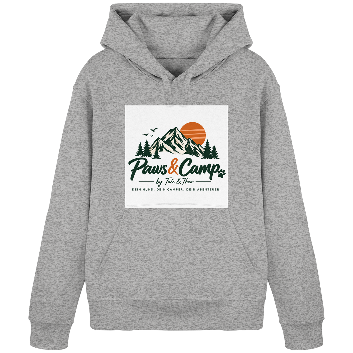 Paws & Camp – Adventure Buddies - Organic Basic Hoodie