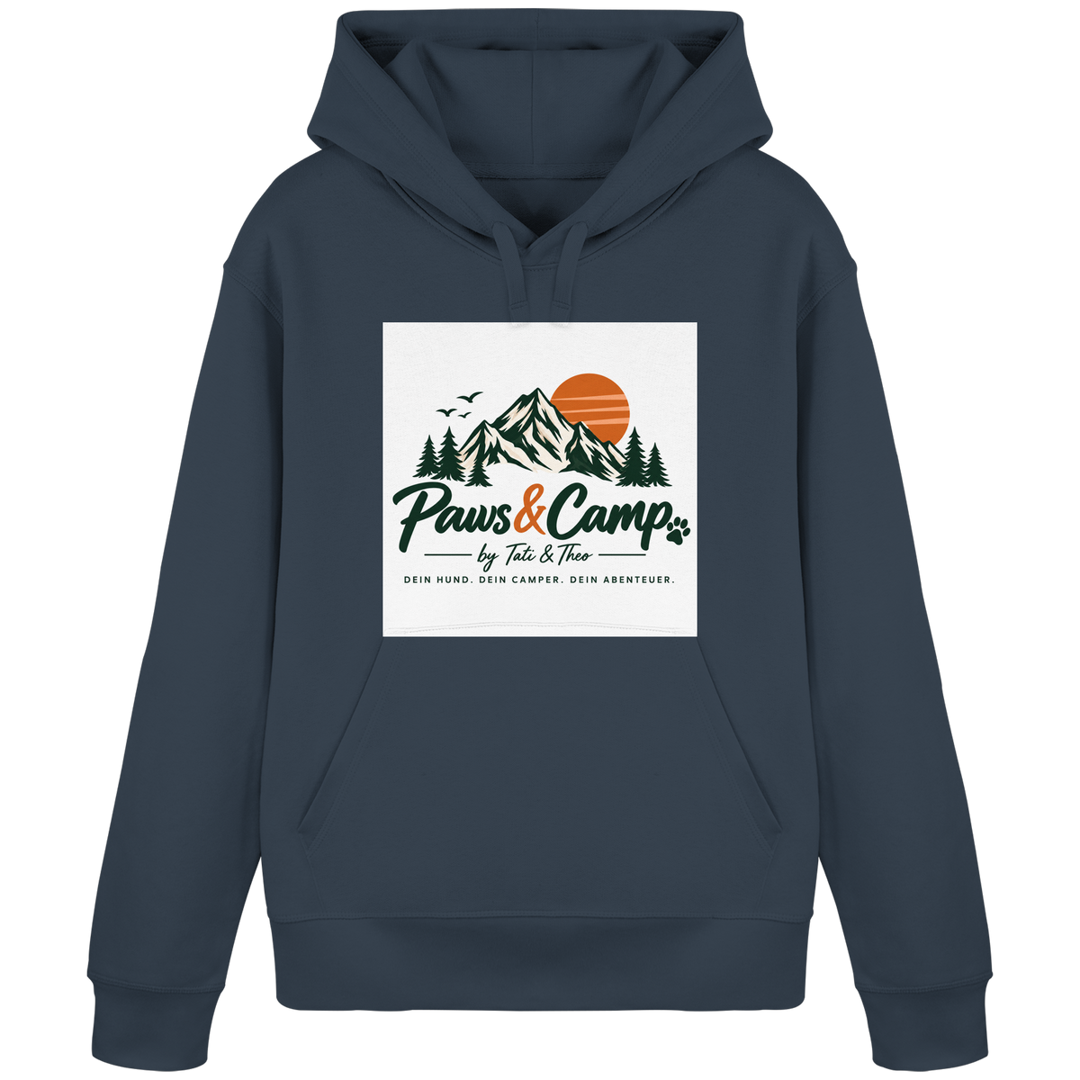Paws & Camp – Adventure Buddies - Organic Basic Hoodie
