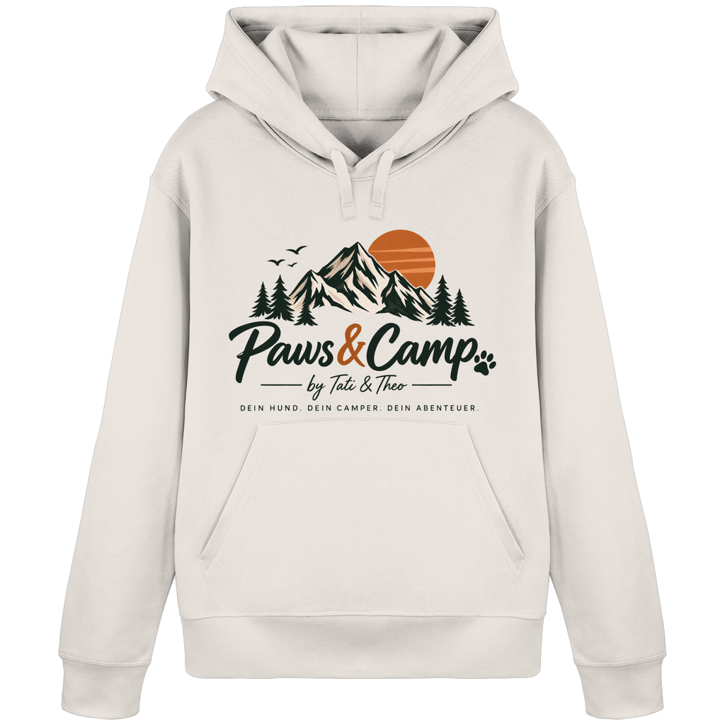 Paws & Camp Hoodie – Adventure Buddies - Organic Basic Hoodie