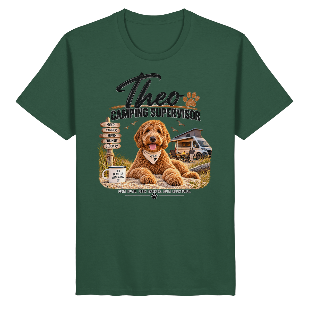 Camping Supervisor - Organic Basic Shirt
