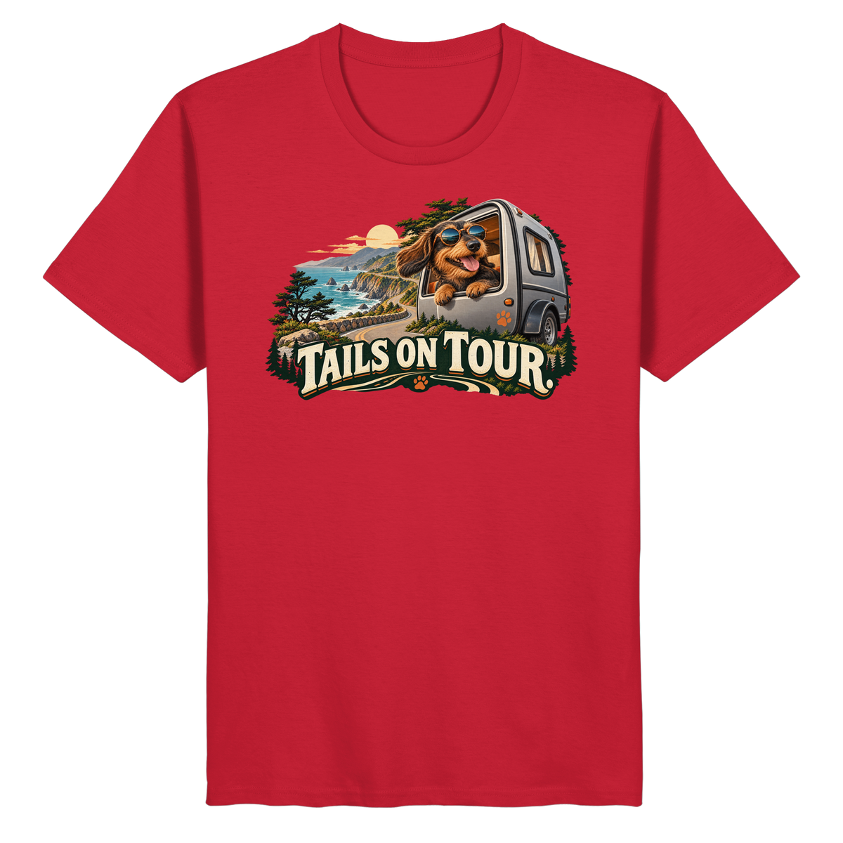 Tails on Tour - Organic Basic Shirt