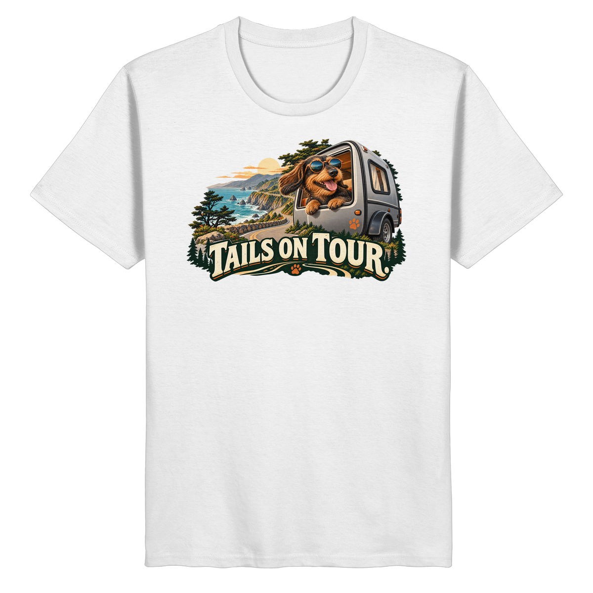 Tails on Tour - Organic Basic Shirt