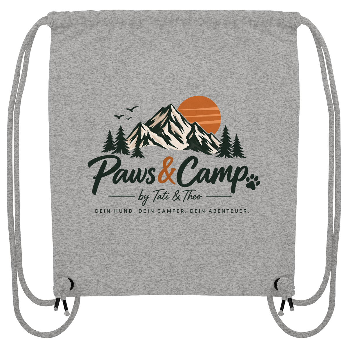 Paws & Camp – Adventure Buddies - Organic Gym-Bag, Tasche