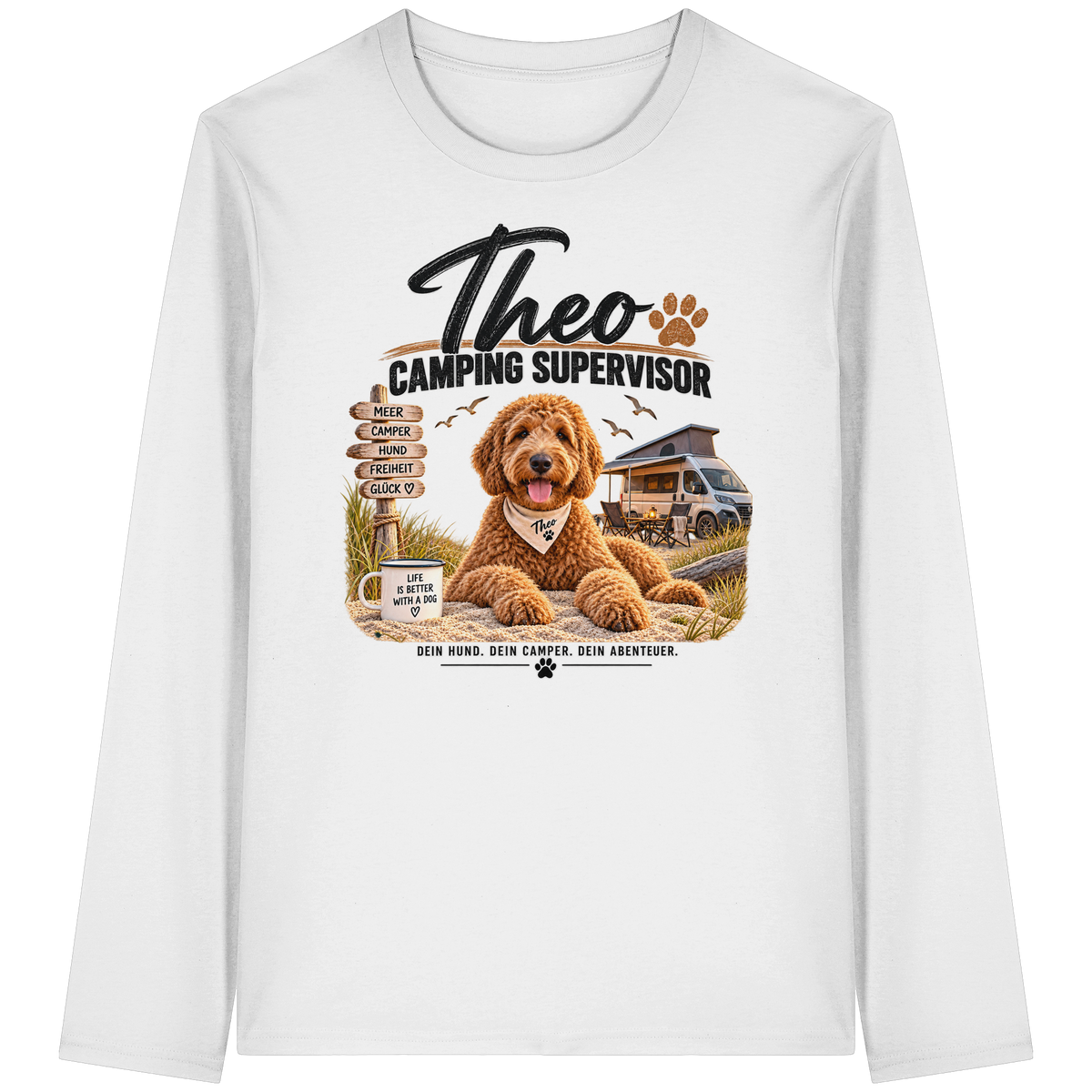 Camping Supervisor - Organic Longsleeve T-Shirt