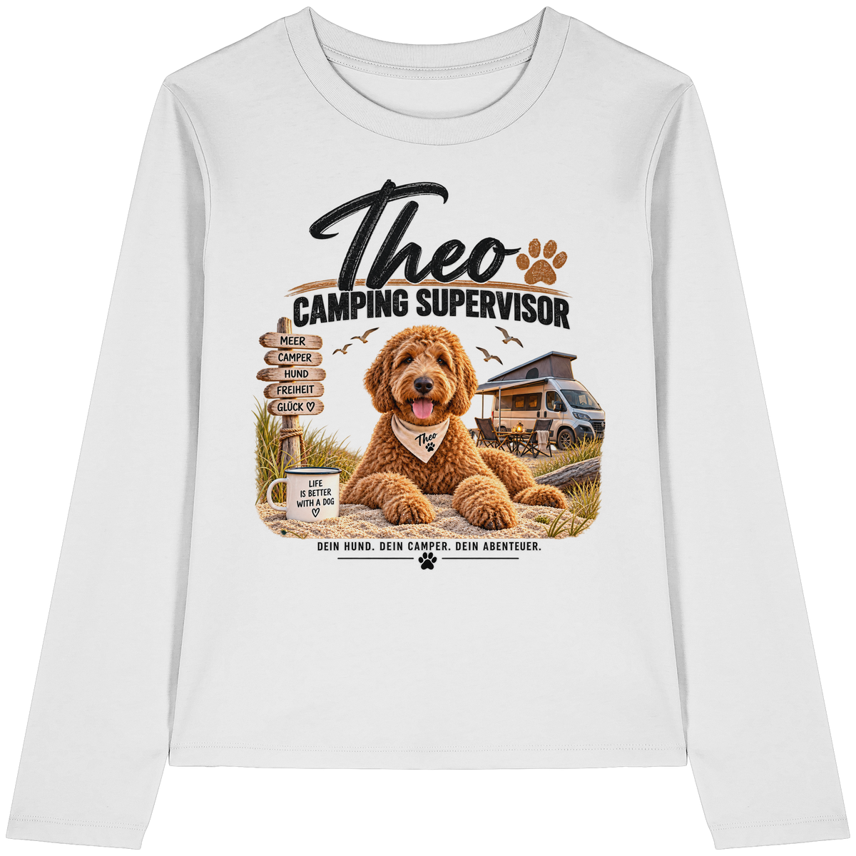 Camping Supervisor - Womens Organic Longsleeve T-Shirt